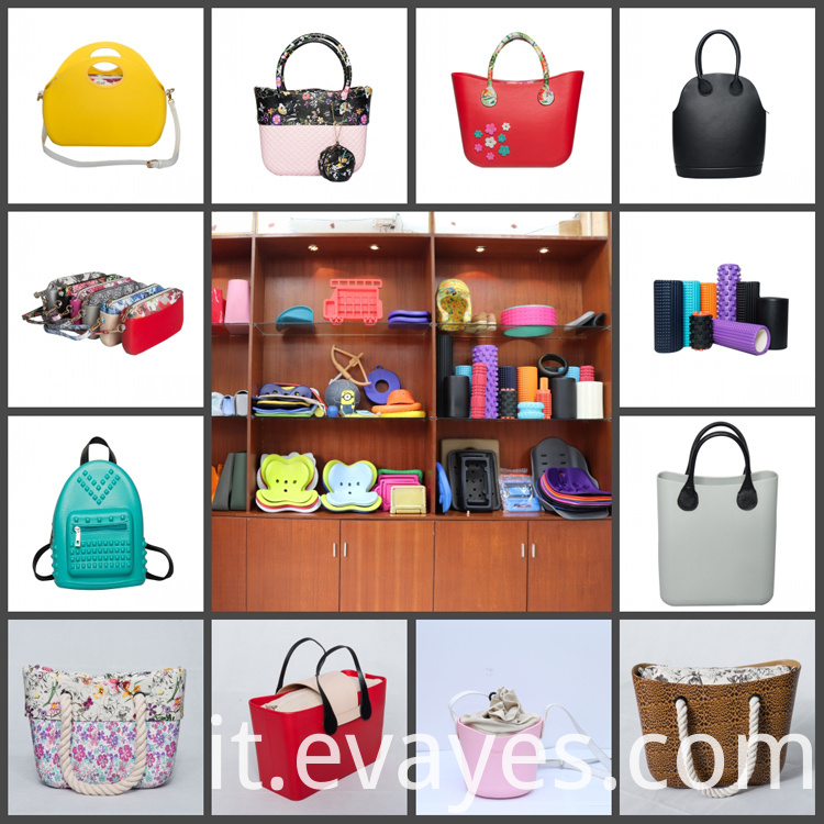 borsa da spiaggia EVA personalizzata custom EVA beach handbag